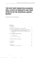 The East-West migration in Europe: skill levels of migrants and their effects on the european labour market