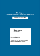 A model for public debt sustainability and sovereign credit risk in the eurozone