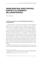 Unione monetaria, Banca centrale europea e allargamento dell'Unione Europea