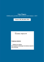 Adattarsi per resiliere: nuovi approcci metodologici ed evidenze empiriche micro territoriali