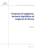 L'imposta di soggiorno: amnesie legislative ed esigenze di riforma