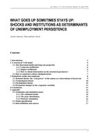 What goes up sometimes stays up: shocks and institutions as determinants of unemployment persistence