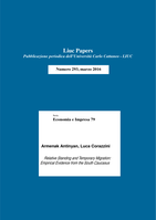 Relative standing and temporary migration: empirical evidence from the South Caucasus
