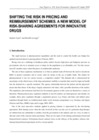 Shifting the risk in pricing and reimbursement schemes: a new model of risk-sharing agreements for innovative drugs