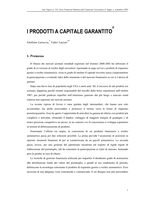 I prodotti a capitale garantito