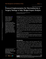 Protocol implementation for normothermia in surgery settings in Italy: budget-impact analysis